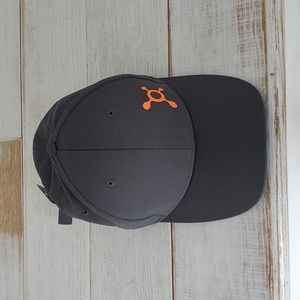 Orangetheory Unisex Snapback Cap Dark Gray -orange logo- adjustable strap- OS